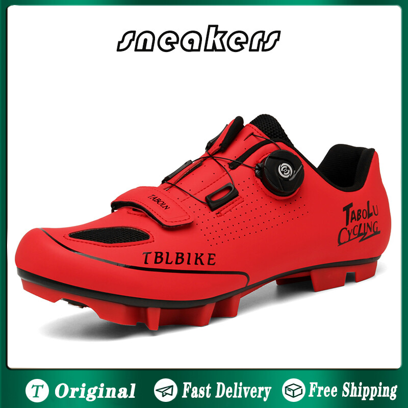 Lockable Mountain Bike Shoes for Men and Women MTB Cycling Shoes Men Sports Sneakers Cleats Shoes for Men and Women