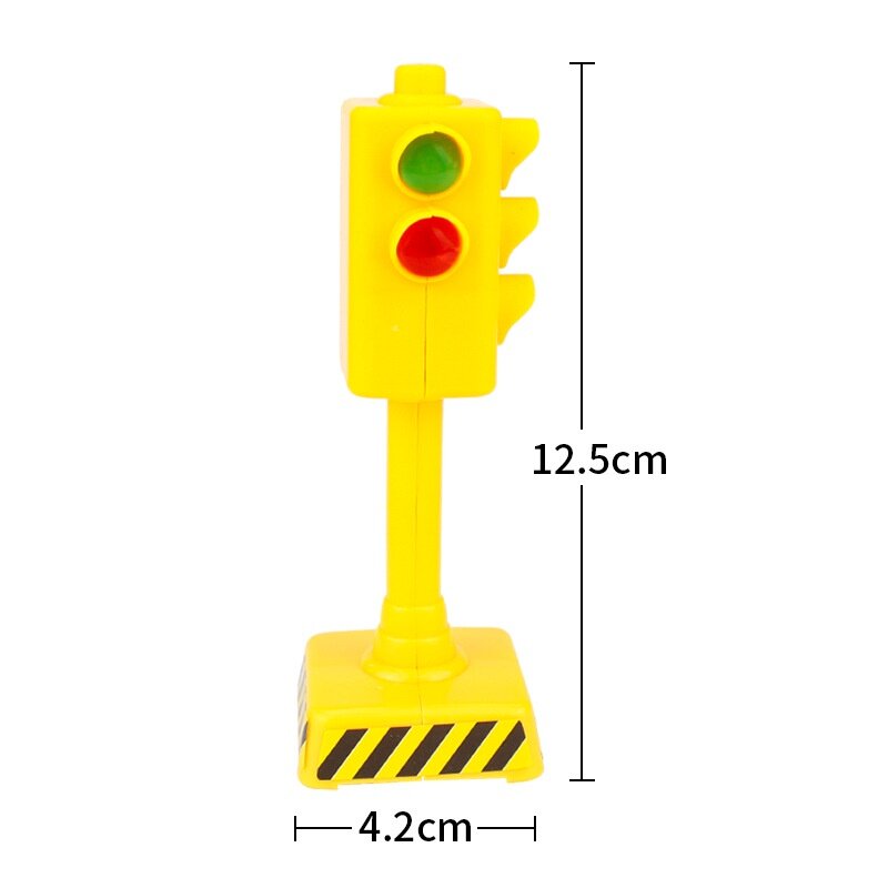 FY miniature scale model traffic light cake decoration diorama school