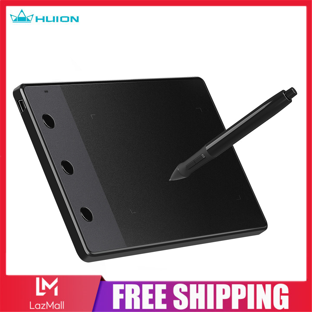 Huion H420 4x2.23 Inch Professional Graphics Drawing Tablet Signature Pad Board with 3 Shortcut Keys 2048 Levels Pressure for Drawing Teaching Signature Online Course