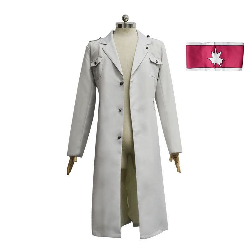 Anime Attack On Titan Costume Marley Officer Uniform Set Investigation Team Cosplay Coat Pants Shirt Set