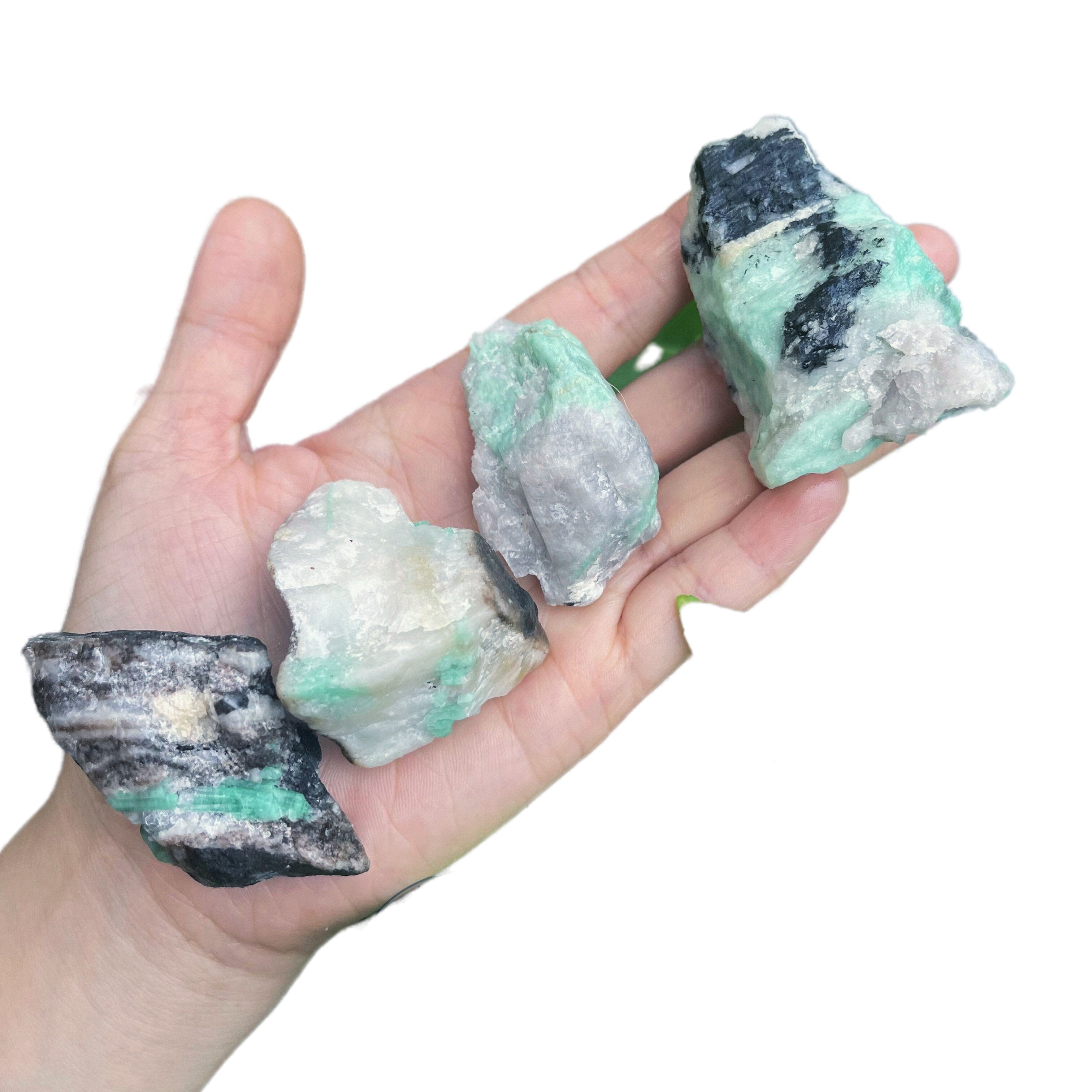 Raw Emerald Stone Genuine Emerald Crystal - Natural Emerald - Untreated Emerald Stone - Healing Crystals - Heart Chakra