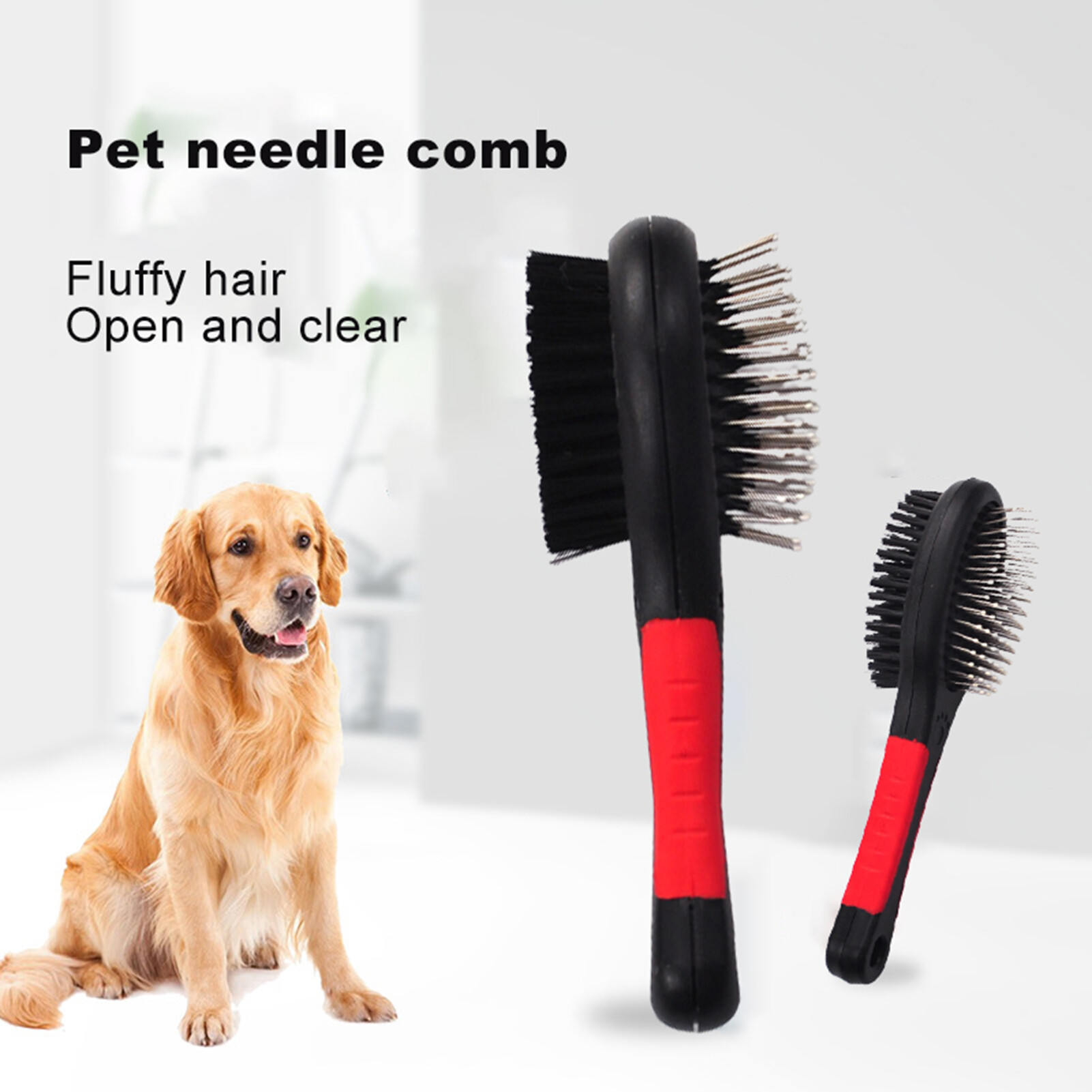 puppy brush hair