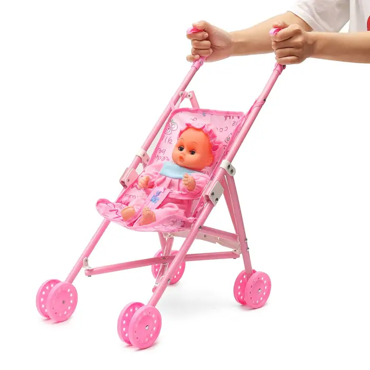 baby doll with trolley