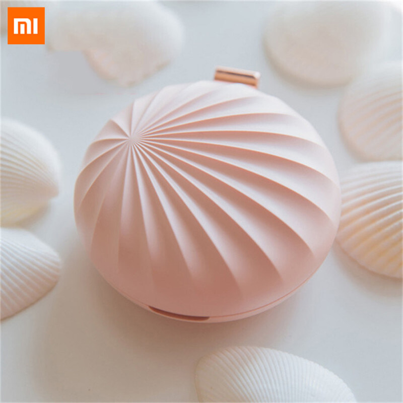 HOT Xiaomi Cooperation Brand 3 Life Led Light Usb Waterless Aromatherapy Diffuser Aroma Essential Oil Diffuser Shell Shape Car Usb Aromatherapy Machine