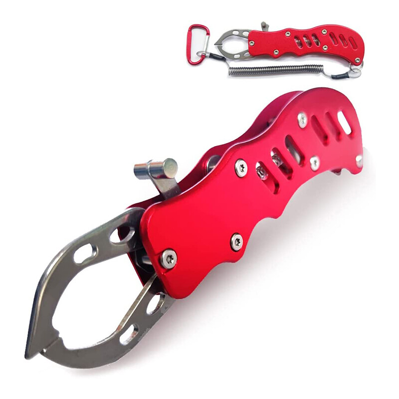 SAWU Fish Control Stainless Steel Fish Control Pliers Fish Mouth Pliers Clamp Fish Catch Fish Pliers Fish Handle Fishing Tools