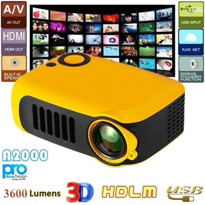 Mini Projector 4K A2000 1920*1080 Resolution Android WIFI Proyector LED Portable HD Beamer for Home Cinema