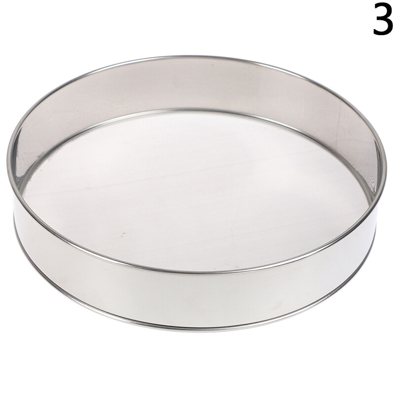 fanghui Shenghao Nhà Bếp Màng Mịn Đồ Sàng Bột Tròn Thép Không Gỉ Rây Bột Lọc