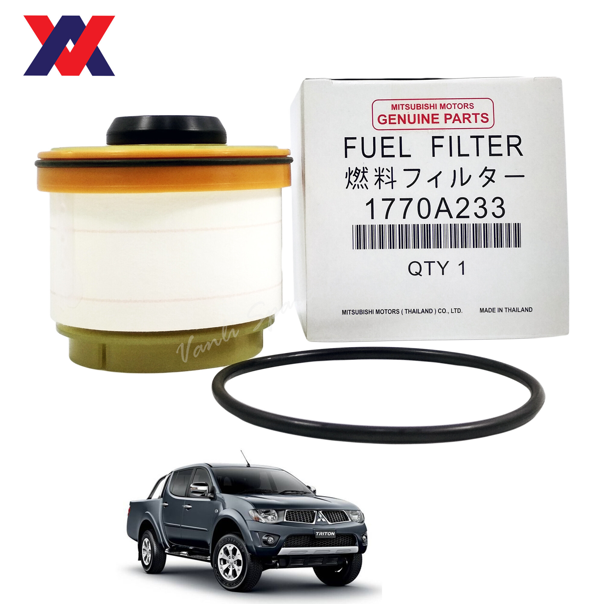 Mitsubishi Diesel Fuel Filter for Mitsubishi Triton 2.5cc/3.2cc (Old) KB4T & KB8T 1770A233