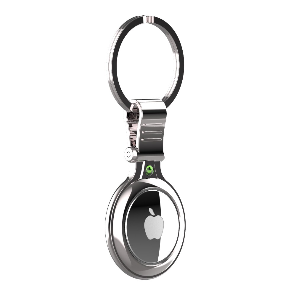 [Ready Stock] for Apple AirTag Alloy Metal Case Anti-lost Protective Cover Location Tracker Cover For airtags Tracker With Keychain Buckle For AirTags Protective Sleeve