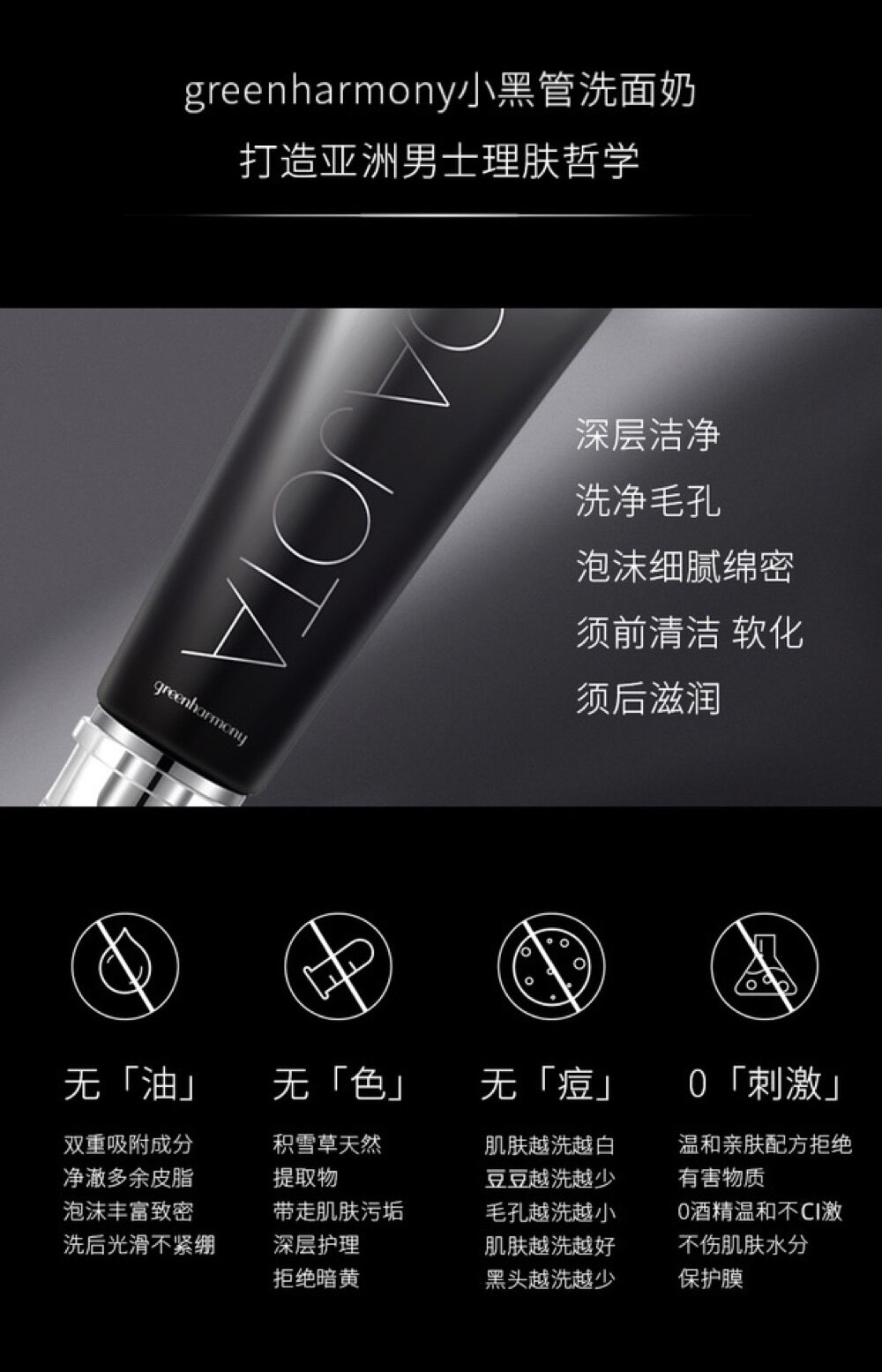 Korea Greenharmony Joajota Purity Pear Blueberry Foam Cleanser 韩国greenharmony Joajota小白管 小黑管氧气洗脸奶 Lazada
