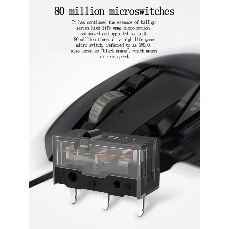 Kailh Chuột GM 8.0 Nút Micro Switch Micro Cho Chuột Chơi Game (1 Cái/2 Cái)