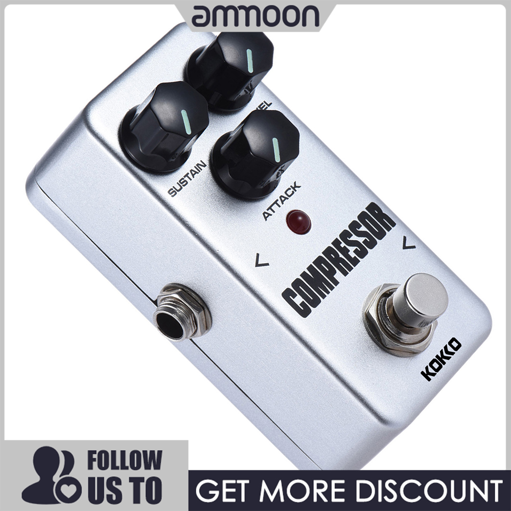 [ammoon]quà bí mật KOKKO Bàn Đạp Nén Khí Mini FCP2 Bàn Đạp Hiệu Ứng Ghi Ta Cầm Tay