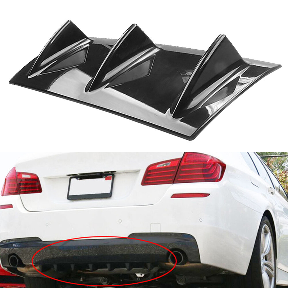 อาไซ®รถยนต์สากลด้านหลัง Bumper Chassis Deflector Shark Fin สปอยเลอร์อุปกรณ์เสริม