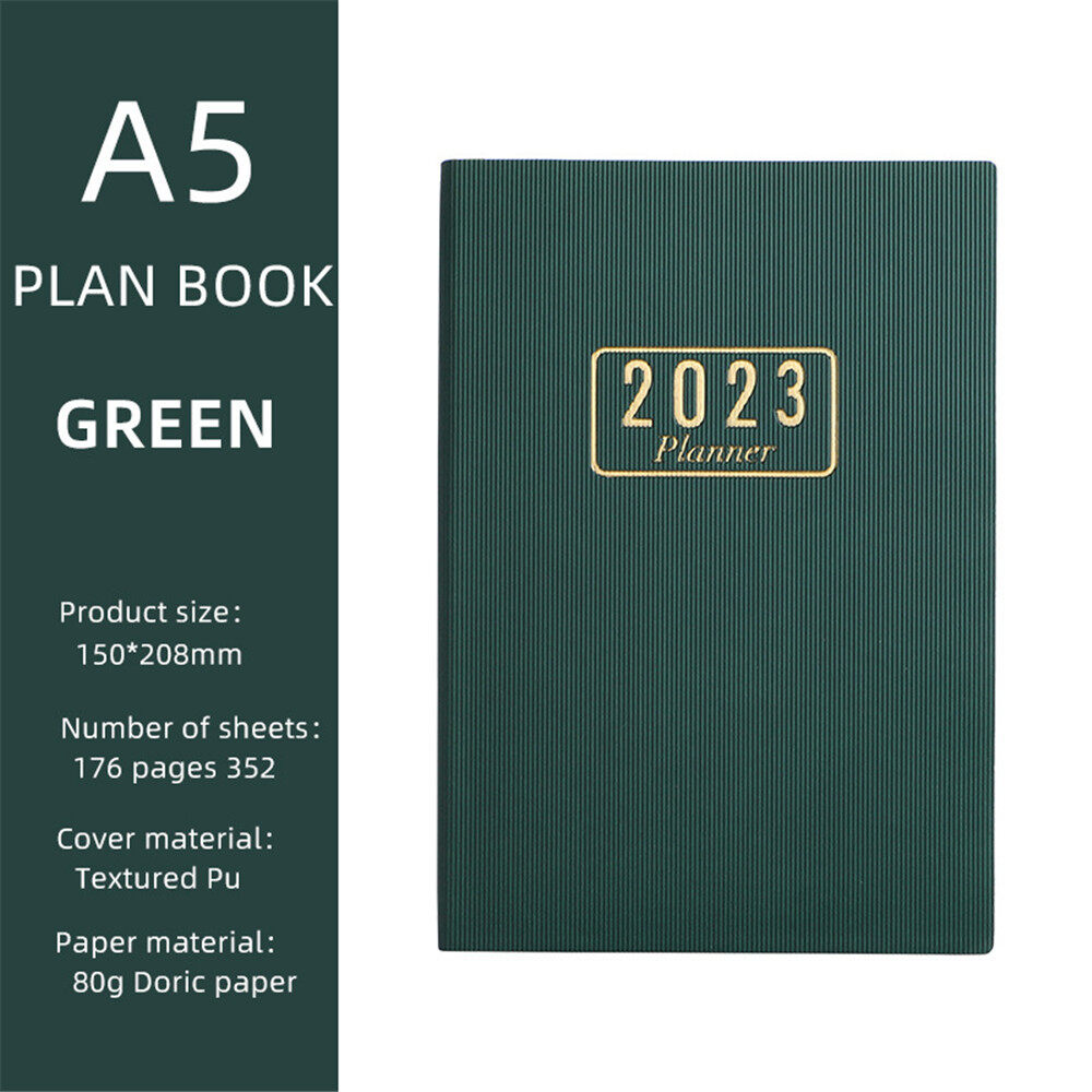 2023 Agenda Planner Notebooks Office School Supplies Diary Schedule ...