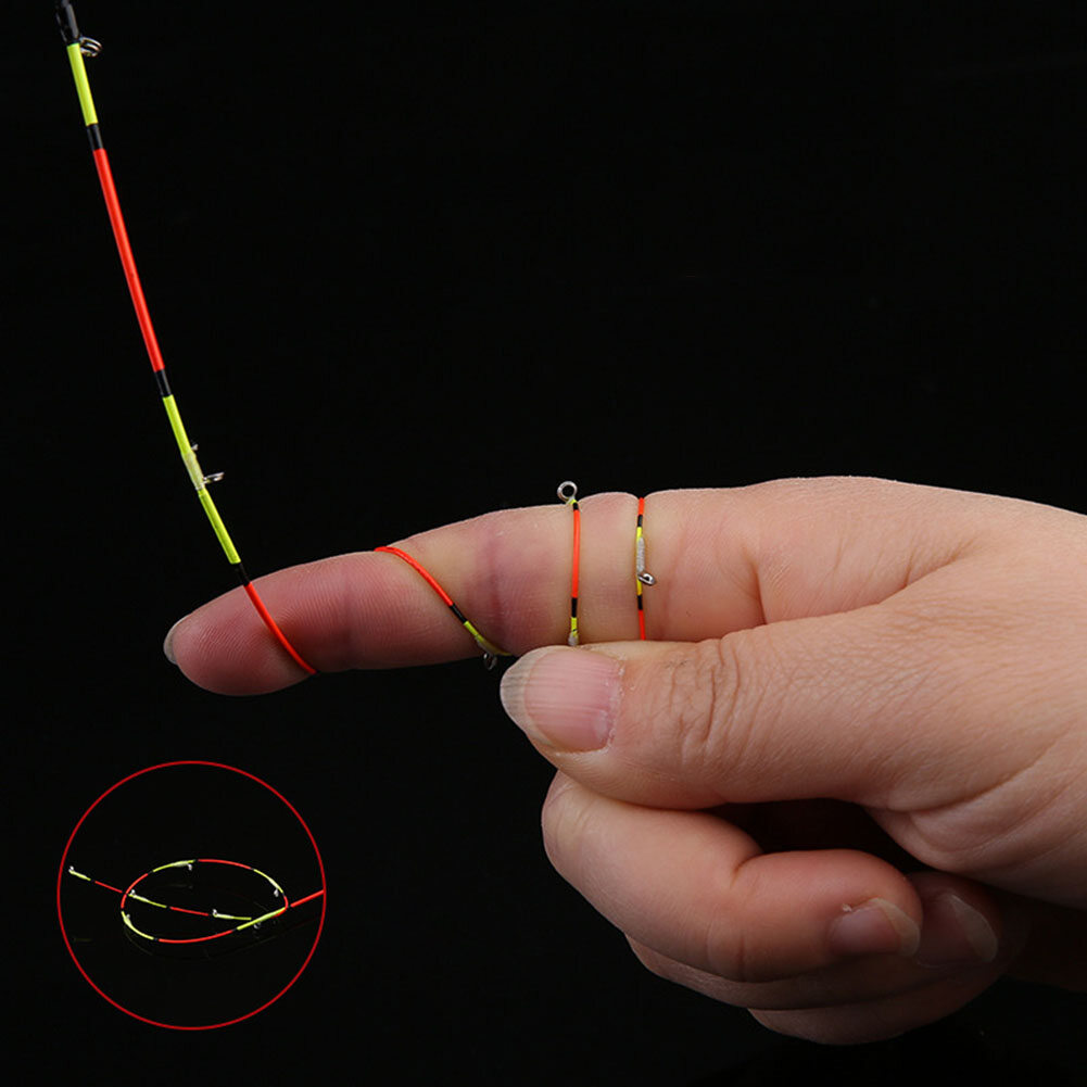 55cm Half Full Titanium Raft Stick Tip Refit Replacement Fishing Tackle 0.3 / 0.5mm