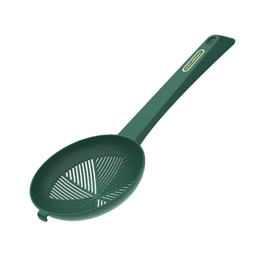 Strainer Spoon, Slotted Spoon for Cooking, Heat Resistant Kitchen Cooking Utensils, Kitchen Spoon Strainer with Handle