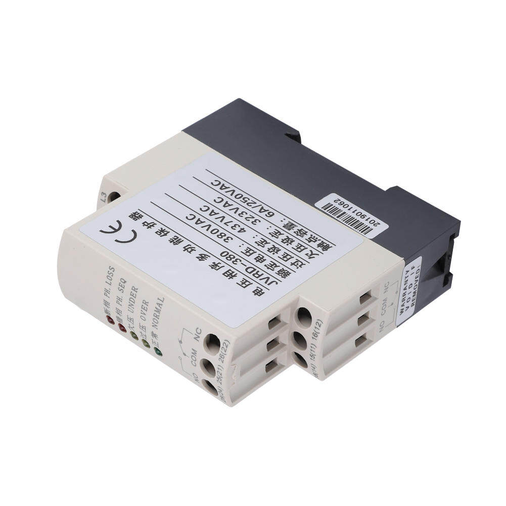 JVRD-380 Phase Sequence Relay Phase Sequence Protection Relay Monitoring Voltage Control Device 380VAC
