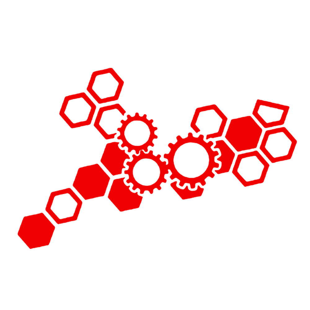 Honeycomb Gear Reflective Body Stickers Hexagonal Stickers Motorcycle Electric Bicycle Car Stickers Reflective Pull Car Supplies