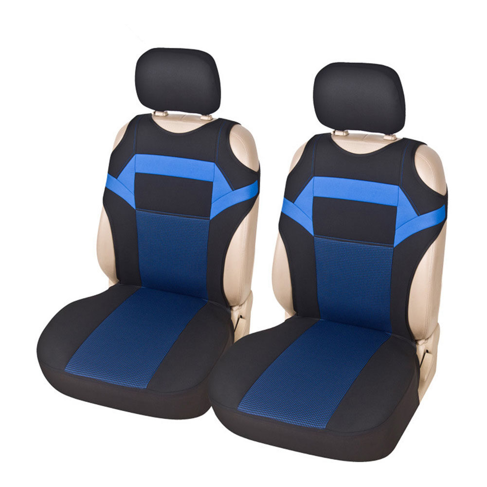 Set of 5 Pieces Blue Headrest Covers For Car Van Bus Headrest Covers Universal