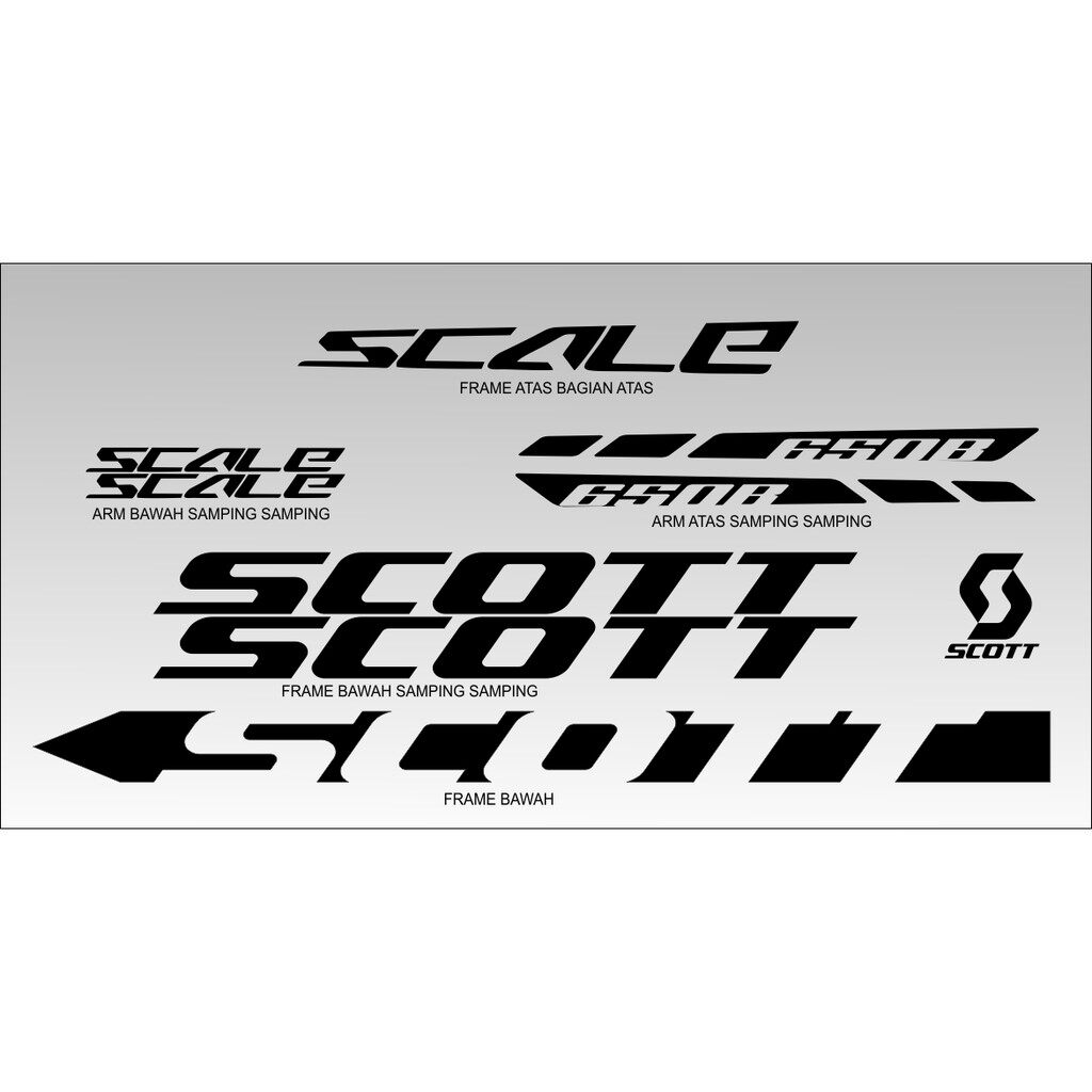 Scott Bike Decals - Best Price in 
