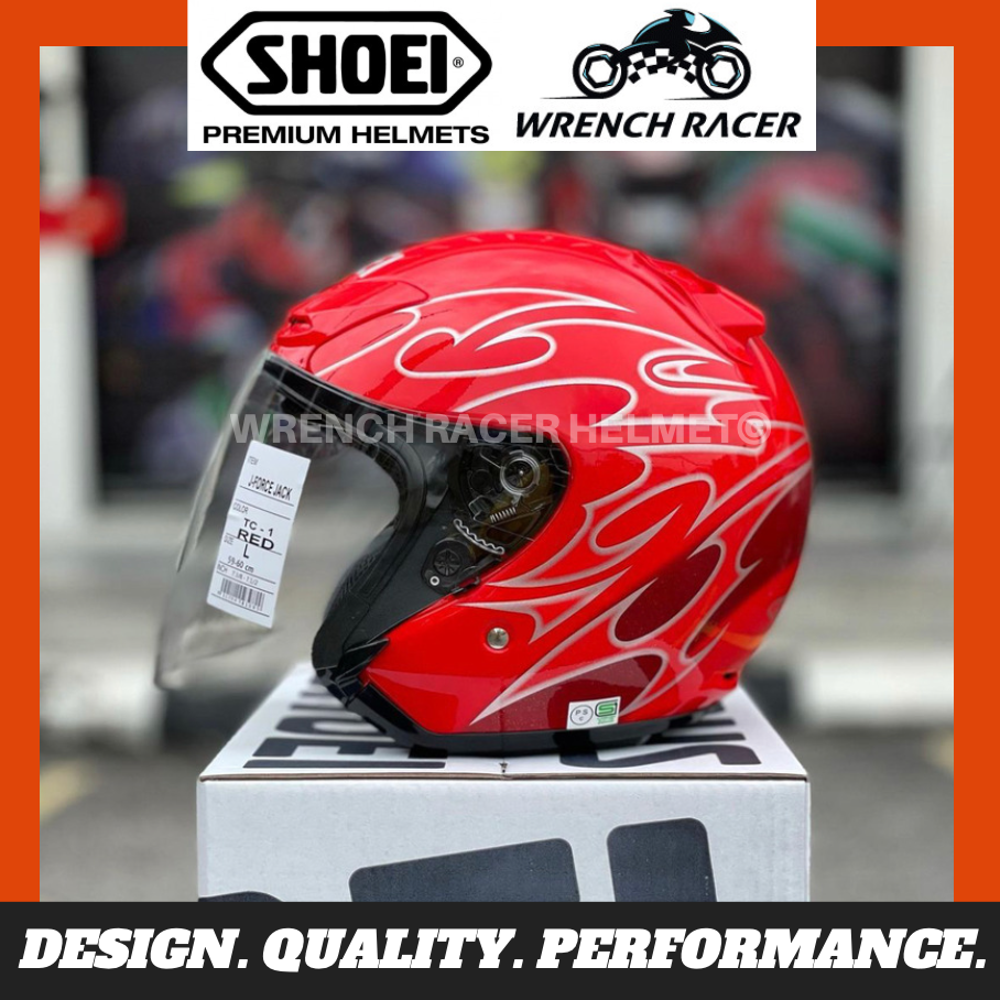 shoei j force 2 red