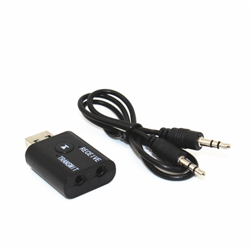 Bộ Thu Phát Âm Thanh 5.0 Tương Thích Bluetooth Bộ Chuyển Đổi Không Dây Dongle Mini Âm Thanh Nổi USB AUX 3.5Mm Cho TV Tai Nghe Máy Vi Tính
