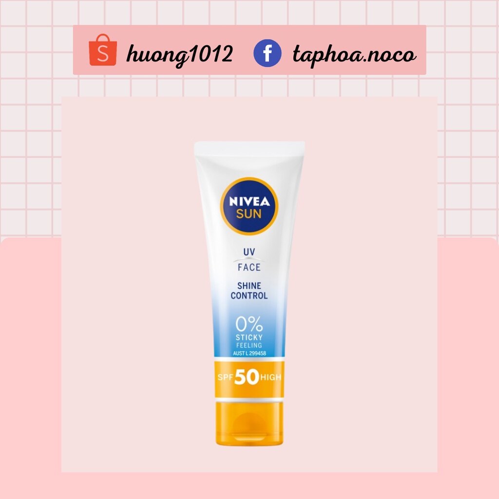 Kem Chống Nắng Nivea Shine Control Spf50