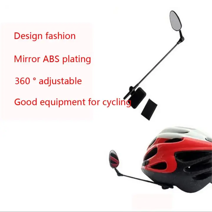 bicycle helmet rear view mirror