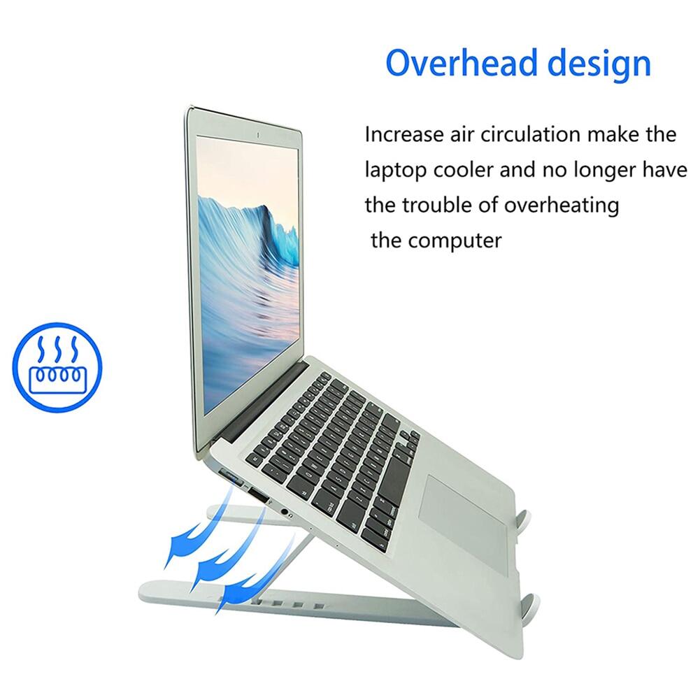 Zeallion Xách Tay Có Thể Gập Lại Máy Tính Xách Tay Đứng, Sổ Tay Hỗ Trợ Dành Cho Macbook Pro Giá Đỡ Máy Tính Xách Tay, Giá Đỡ Làm Mát Bằng Nhôm