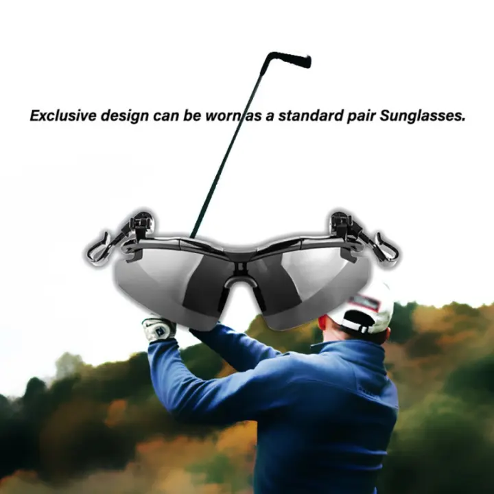 clip on golf sunglasses