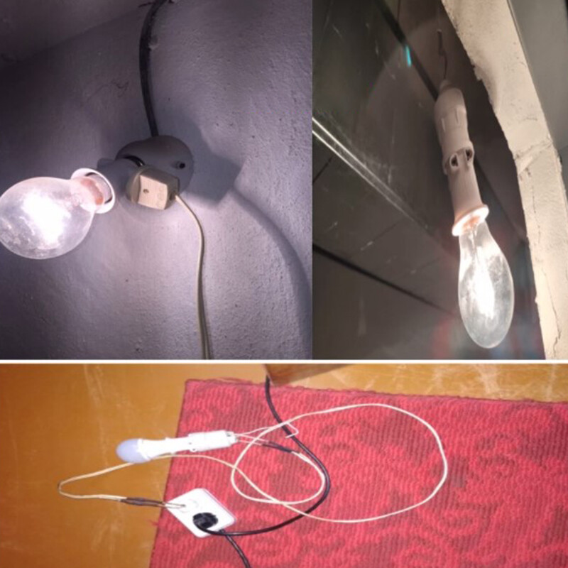 [TM Store]💖[HOT SALE]🎈🎈 PBT Fireproof E27 Bulb Adapter Lamp Holder Base Socket Conversion with EU Plug