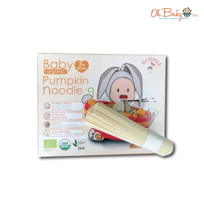 MommyJ Baby Kids Toddler Organic Stick Noodle 7m + 200g (Pumpkin) - Oh Baby Store