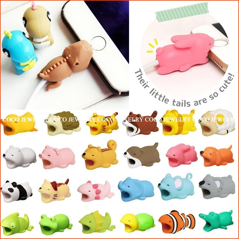 [CO CO] Cáp Dữ Liệu USB Cho Điện Thoại IPhone/Android Cáp Bảo Vệ Sạc Động Vật Cắn