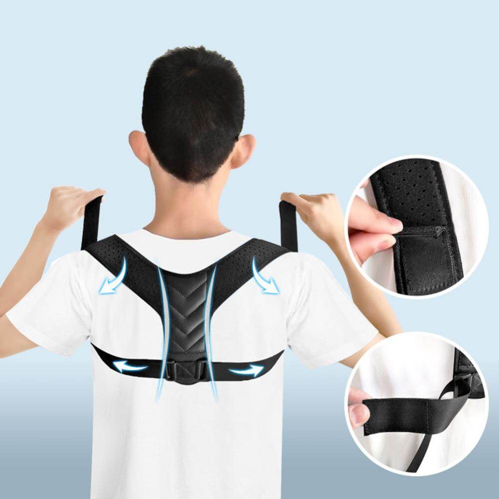 Có thể điều chỉnh tư thế xương đòn Corrector vô hình Unisex Vai đai đeo hỗ trợ thắt lưng xách tay tư thế lưng gù Corrector mềm thoải mái cho văn phòng
