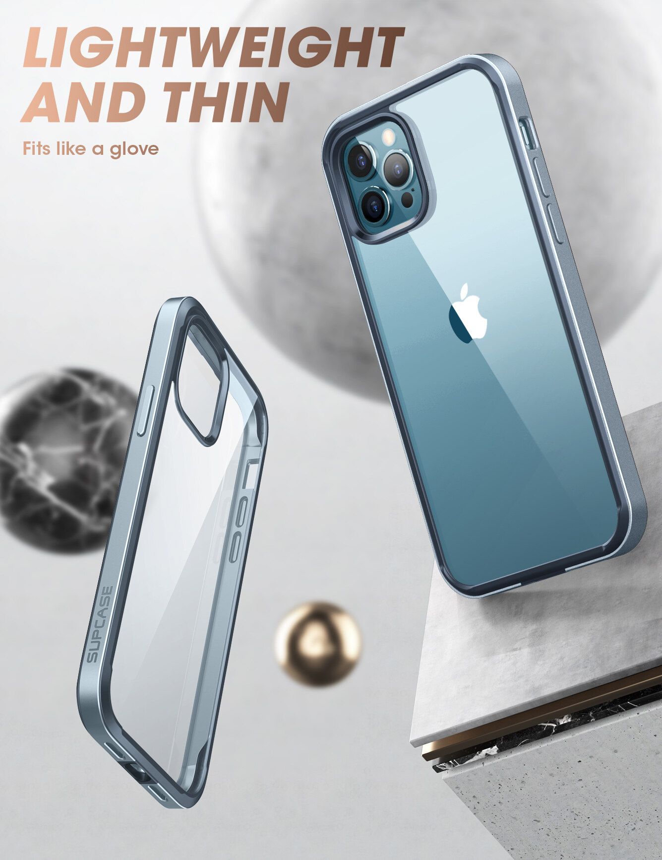 SUPCASE Ốp Lưng Sê-ri UB Edge Pro Cho iPhone 13 Pro 2021 Ốp Bảo Vệ Trong Suốt Khung Mỏng Phát Hành 6.1 Inch Có Bảo Vệ Màn Hình Tích Hợp