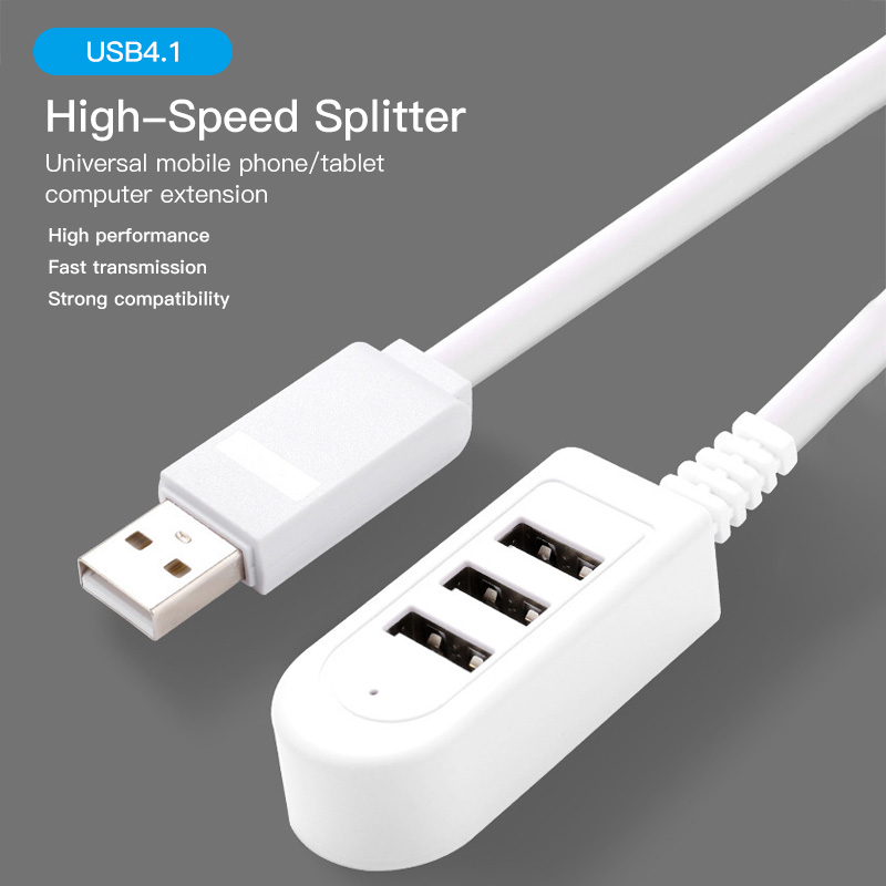 FONKEN Cáp Hub USB 3 Cổng Tốc Độ Cao Mini 3 Trong 1 Truyền Dữ Liệu Thiết Bị Bộ Chia Cổng USB Sạc Đối Với Máy Tính PC Máy Tính Xách Tay Máy Tính Xách Tay