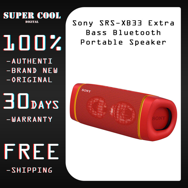 Sony SRS-XB33 Extra Bass Wireless Bluetooth Portable Speaker (Warranty) Singapore