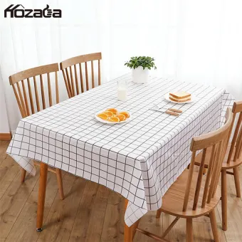 Hozada Taplak Meja Anti Air Table Cloths Waterproof Oil Proof Taplak Meja Anti Air Table Cloths