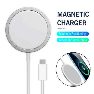 Magnetic Charger For iPhone 13 12 Pro Max 15W Fast Charging Magnetic Wireless Charger For Apple iPhone13 12 Pro Max i Phone 12 13 mimi 12 13 Quick Charge compatible with Apple