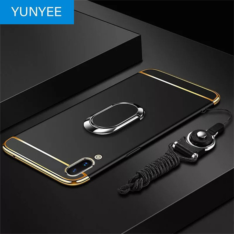 Yunyee for vivo x21 x21ud vivo x23 fantasy vivo x23 phone case, 3 in 1 luxury hard case back cover coverage removable for vivo x21 case