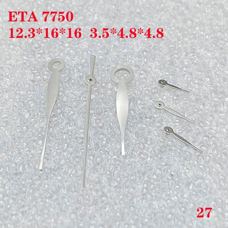 ：》：{{ watch accessories watch hand 6 needles for eta 7750 movement size 12.3mm16.0mm 3.5mm4.8mm man's no.027