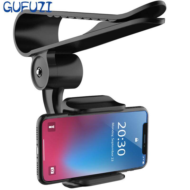 Car Sun Visor Phone Holder Universal 360° Degree Rotating Mount Support Clip Bracket for GPS Cell Phone Sun Visor Car Cell Phone Holder Universal Sunshield Board Clip GUFUZI