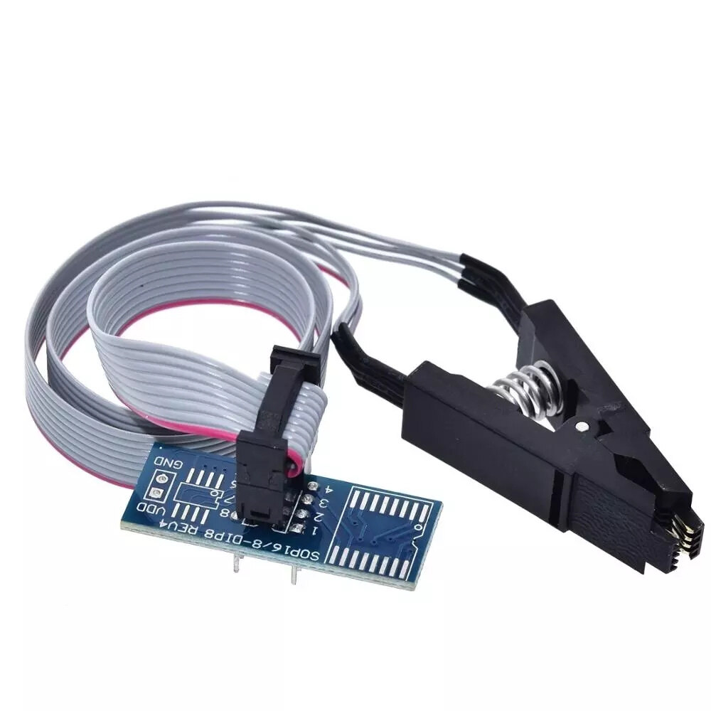 CH341A 24 25 Series EEPROM Flash BIOS Mô-đun Lập Trình USB + Clip Kiểm Tra SOIC8 SOP8 Cho EEPROM 93CXX / 25CXX / 24CXX