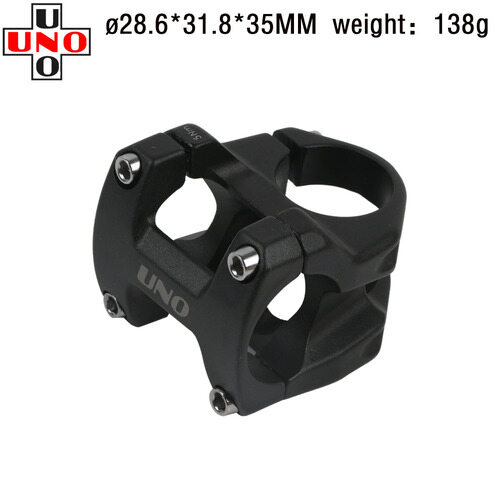 Uno stem mountain bike stem road bike stem 0 degree short stem cnc machined bike handlebar stem 35mm/45mm mtb stem for 31.8mm handlebar parts