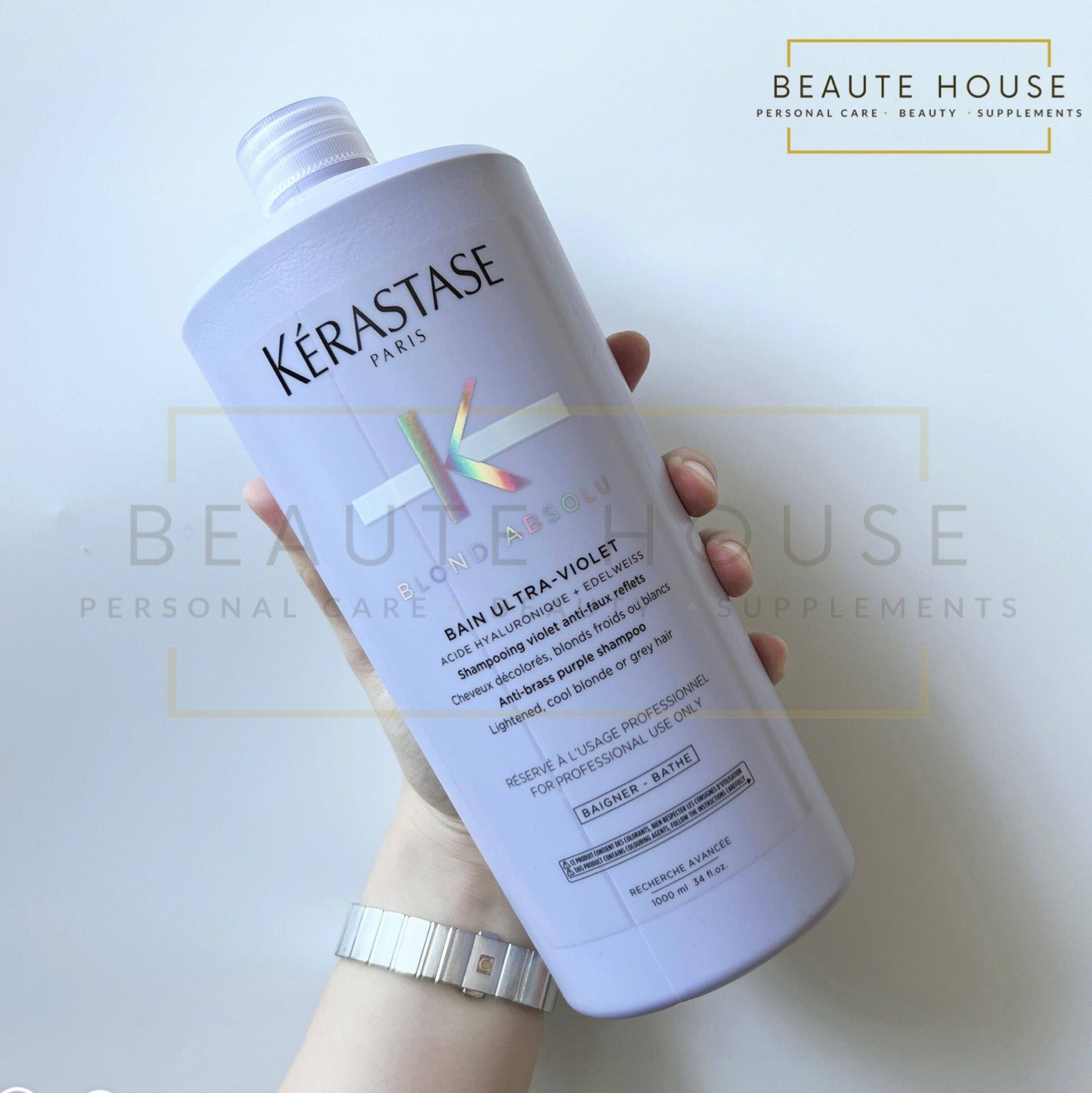 Kerastase Blond Absolu Bain Ultra-Violet Shampoo 1000ml | Lazada