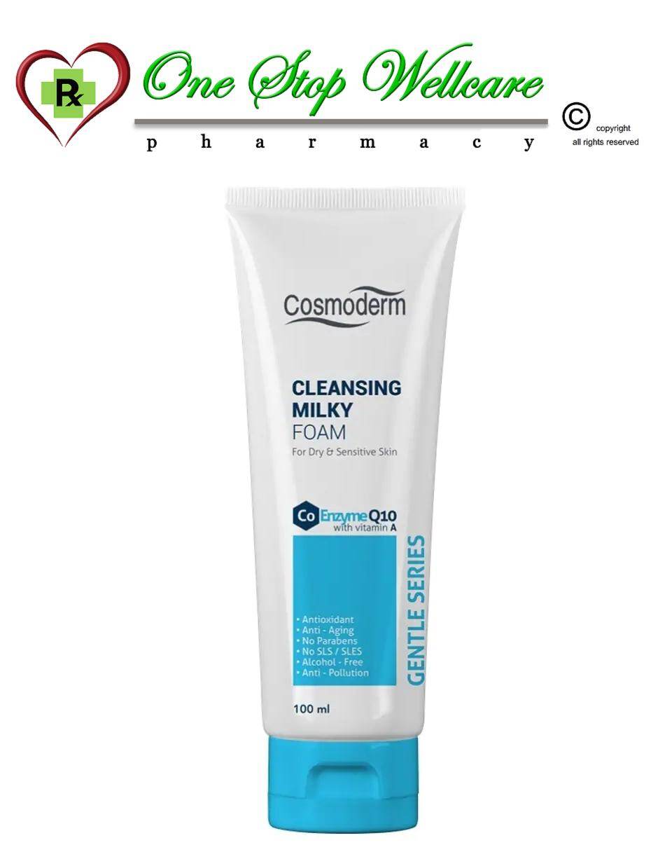 cosmoderm cleansing milky foam
