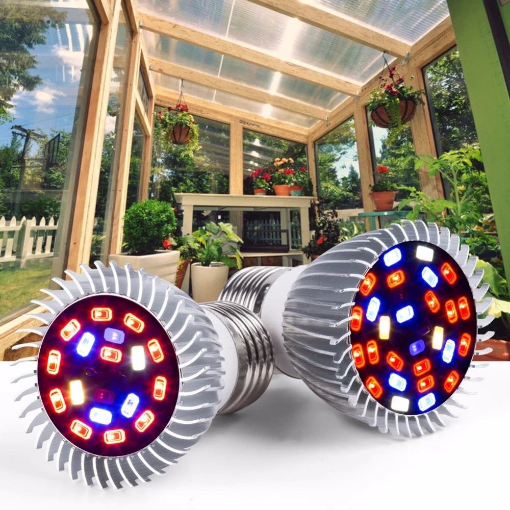 Jmax led plant bulb grow lamp 220v led full spectrum light e27/e14 greenhouse growth lighting hydroponic bulb 18w 28w