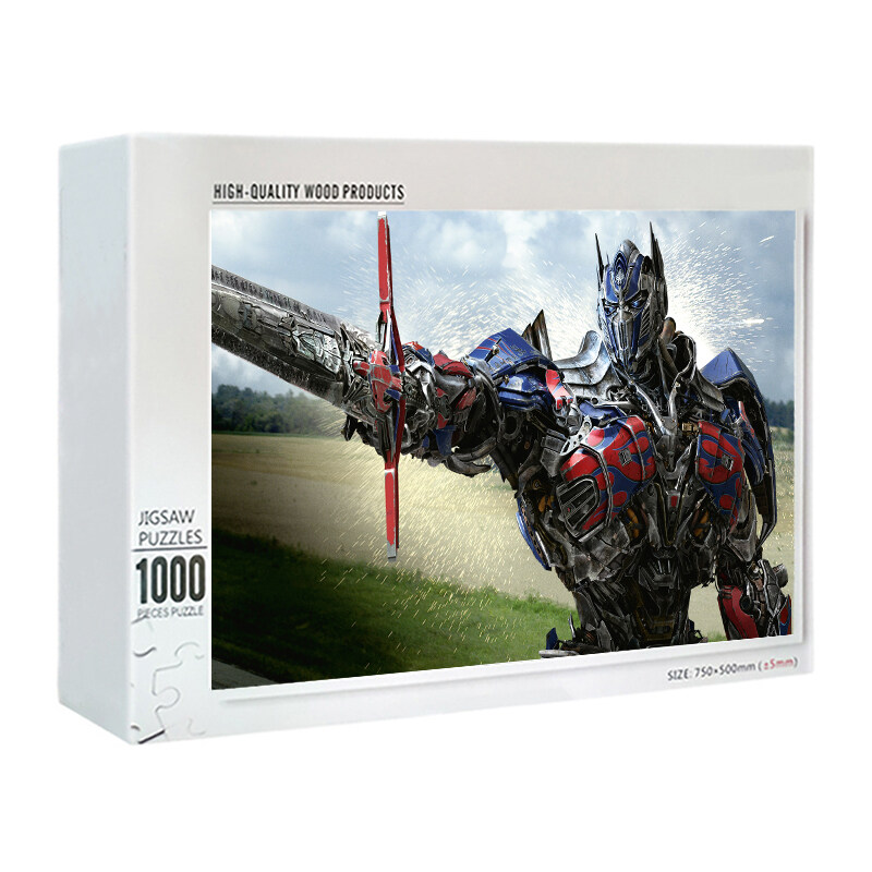 Transformers Bumblebee 300/500/1000 Piece Wood Jigsaw Puzzle Adults