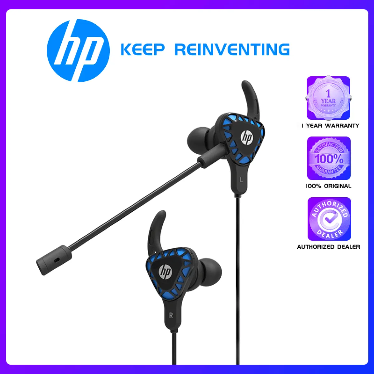 hp h150 gaming earphones
