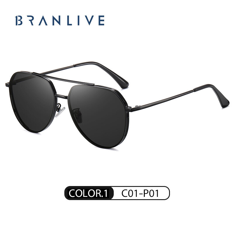 BRANLIVE FB' Oval Sunglasses Blue Light Safety Glasses bingkai kacamata